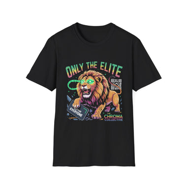 only the Elite' Colorful Lion Graphic Tee