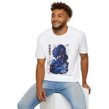 Dragon Spirit T-Shirt — Futuristic Japanese Kanji Urban Art Tee