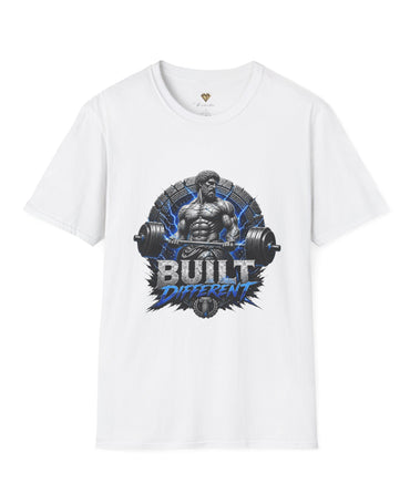 Built Different Gym T-Shirt — Zeus Weightlifting Fitness Tee