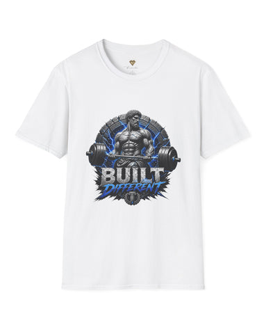 Built Different Gym T-Shirt — Zeus Weightlifting Fitness Tee